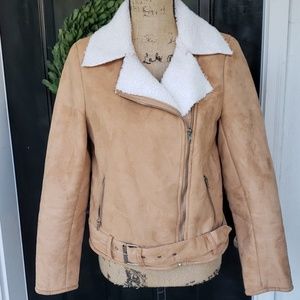 Forever 21 faux shearling jacket